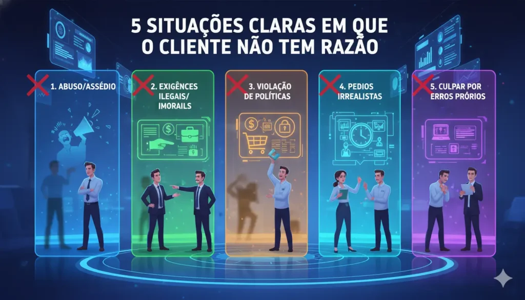 Como agir quando o cliente está errado: 5 estratégias práticas