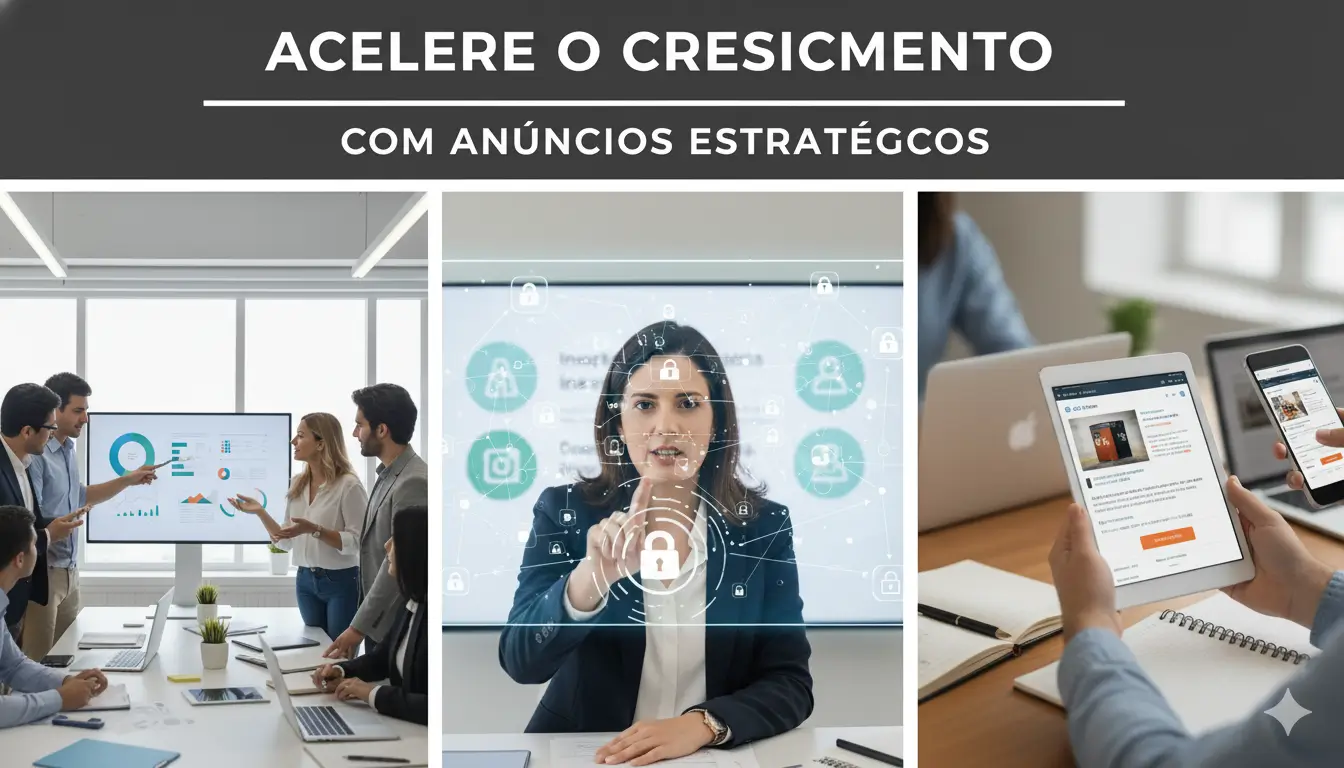 Acelere o crescimento com anúncios estratégicos