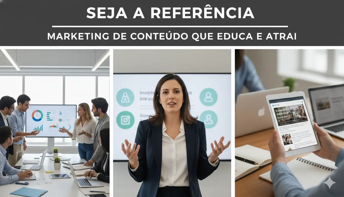 Seja a referência marketing de conteúdo que educa e atrai