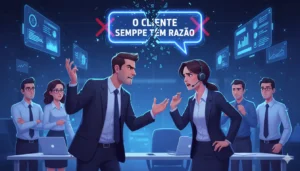 Pessoas discutindo simbolizando o mito de que o cliente sempre tem razão