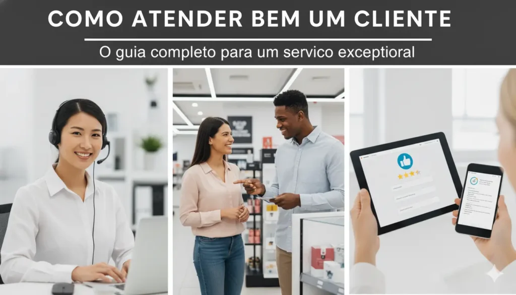 como atender bem um cliente​