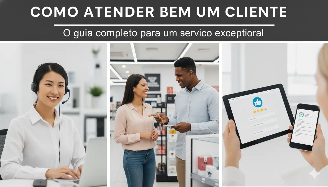 como atender bem um cliente​